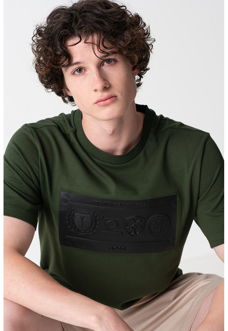 Tricou cu decolteu la baza gatului si maneci cazute