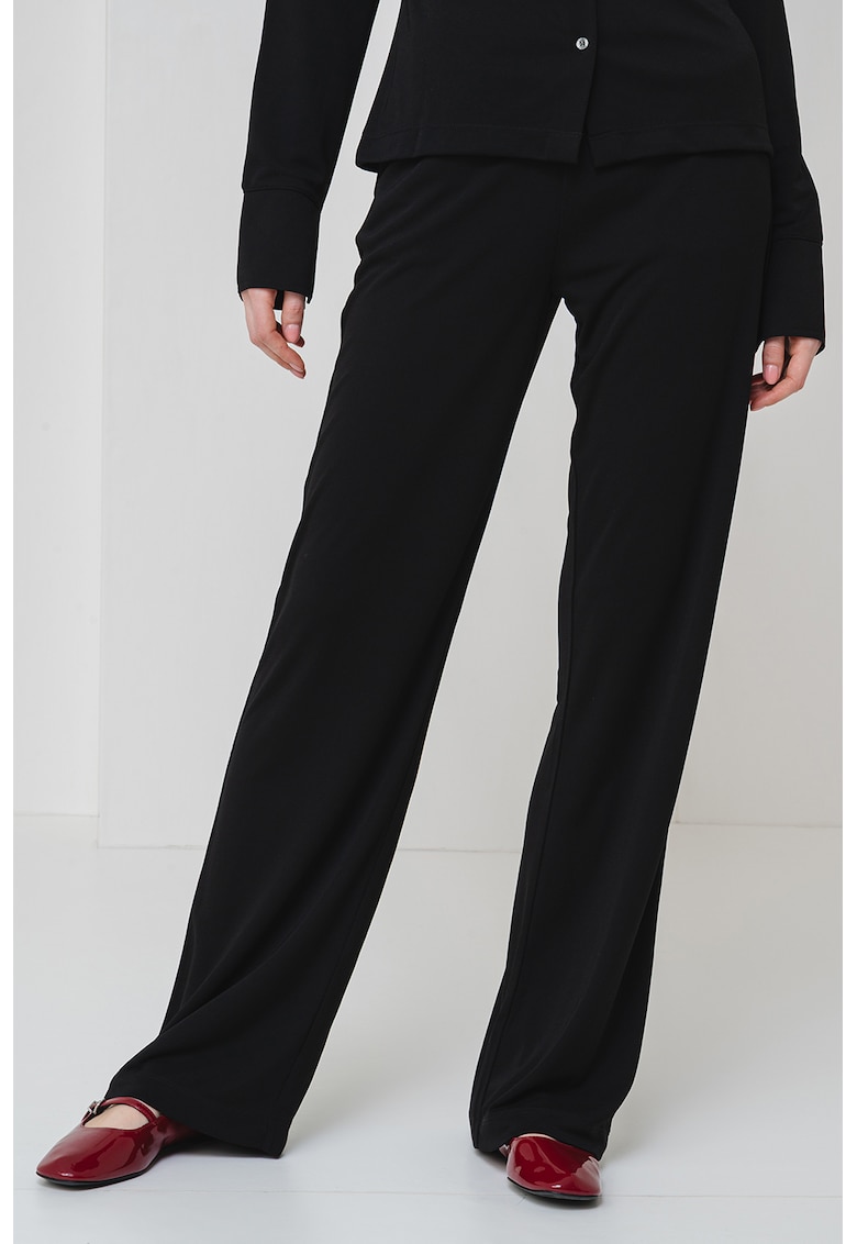 Pantaloni drepti cu talie inalta Norele