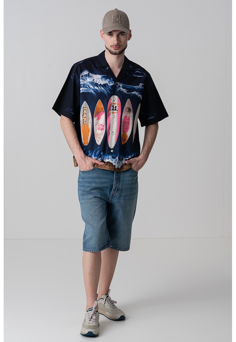 Camasa relaxed fit din bumbac Eligino