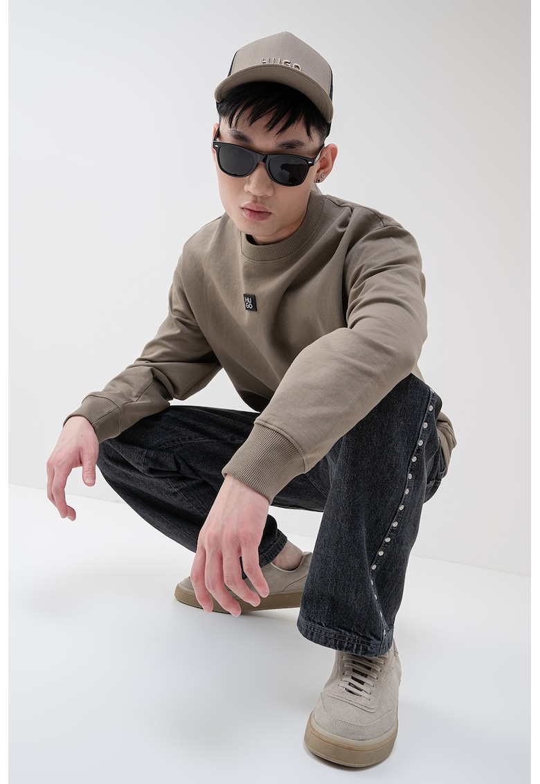 Bluza de trening cu croiala lejera Dettil