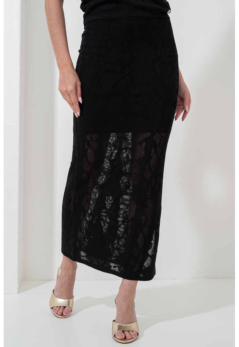 Fusta maxi cu aspect semitransparent Seshise Fusta maxi cu aspect semitransparent Seshise