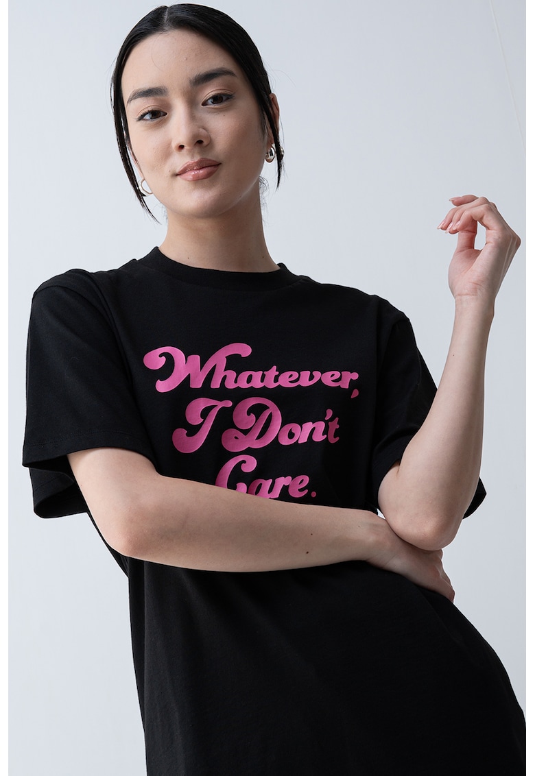 Tricou din bumbac cu mesaj