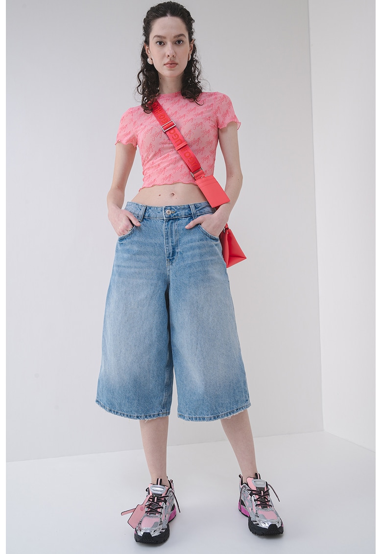 Tricou transparent cu logo