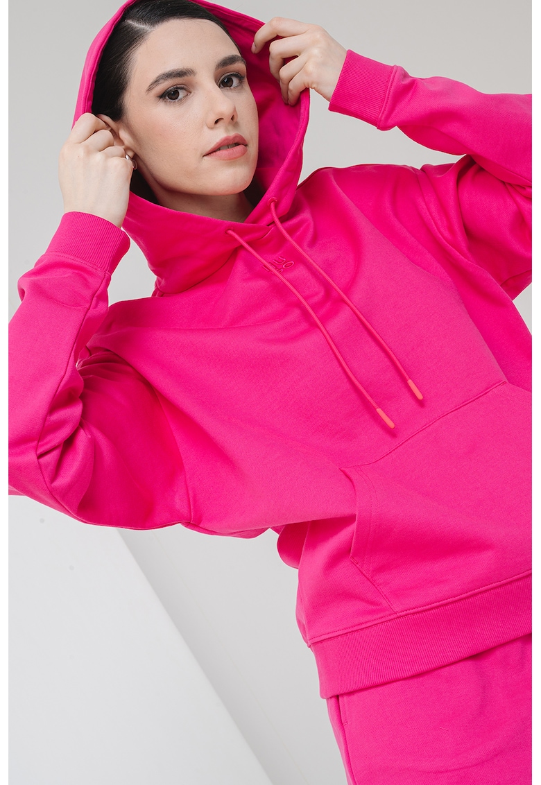 Hanorac cu maneci cazute si buzunar kangaroo Delfinia Hanorac cu maneci cazute si buzunar kangaroo Delfinia