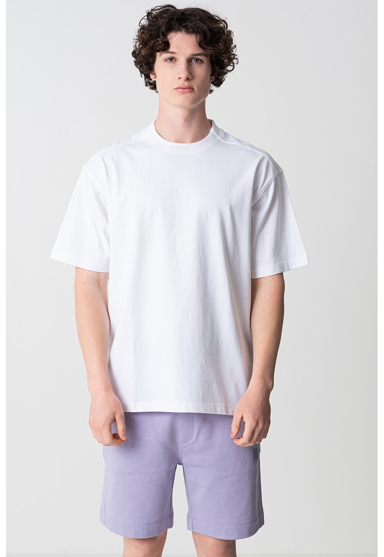 Tricou lejer de bumbac - Alb