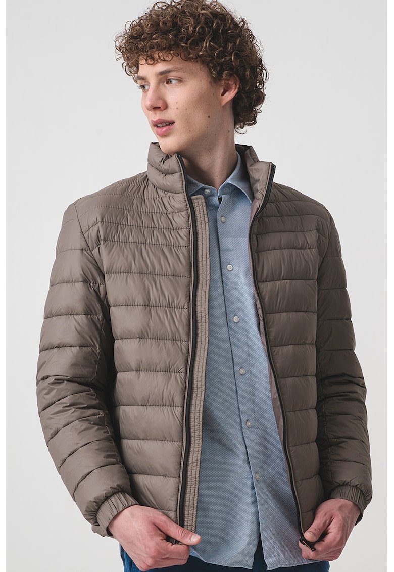 Geaca cu vatelina si fermoar