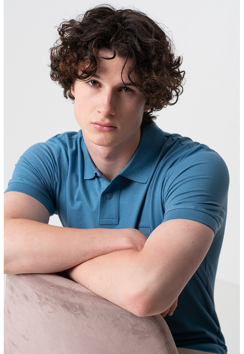 Tricou polo slim fit Passenger