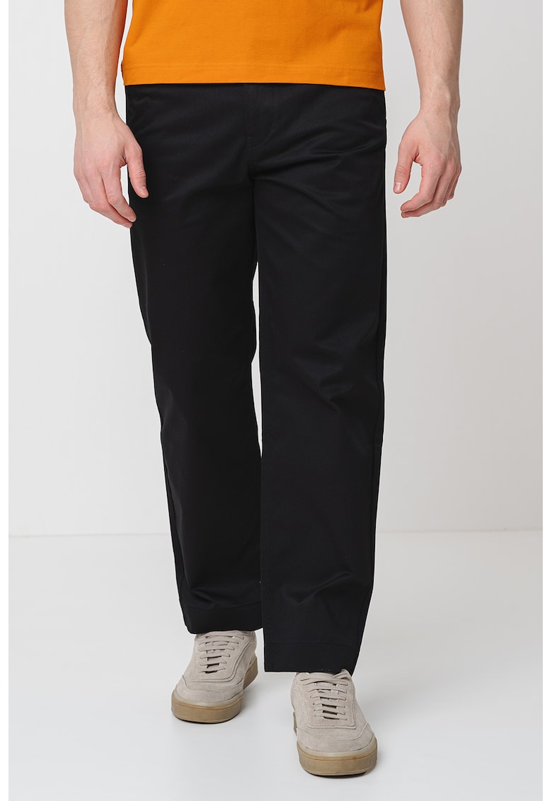 Pantaloni drepti cu talie medie