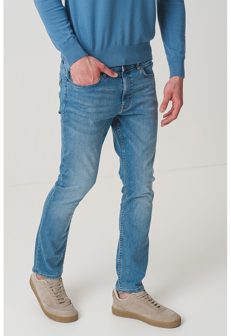 Blugi slim-fit - Albastru deschis