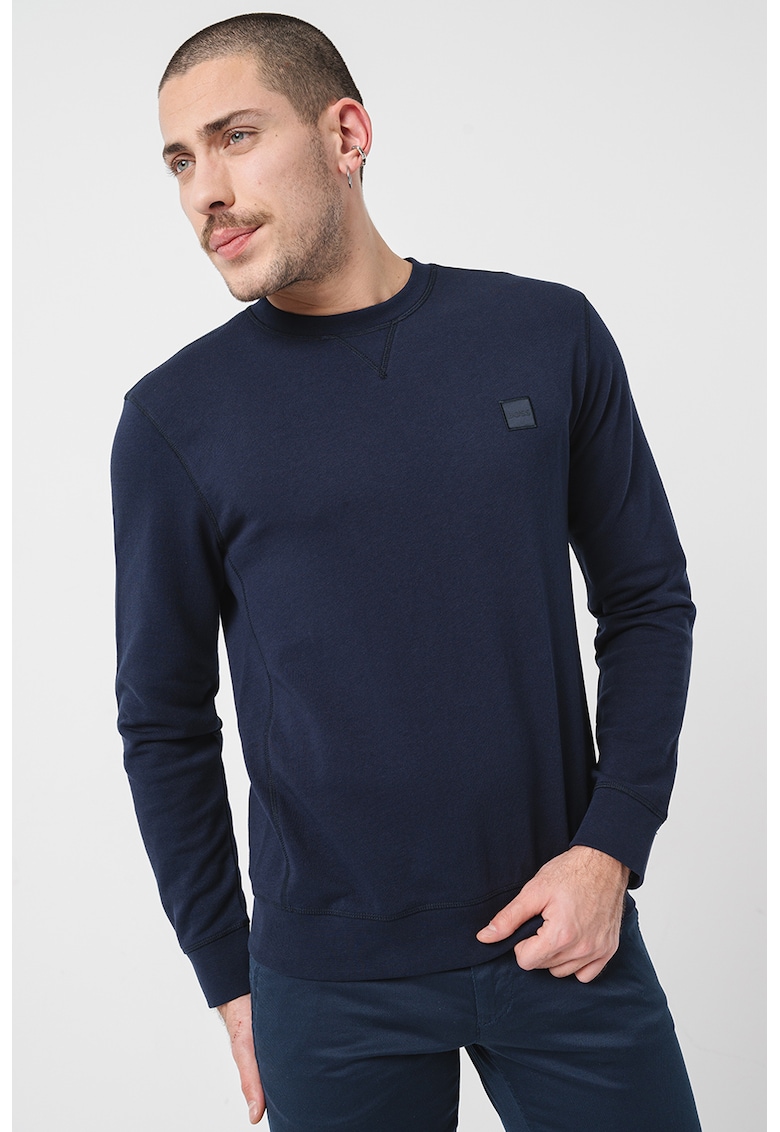 Bluza de trening relaxed fit cu decolteu la baza gatului Westart