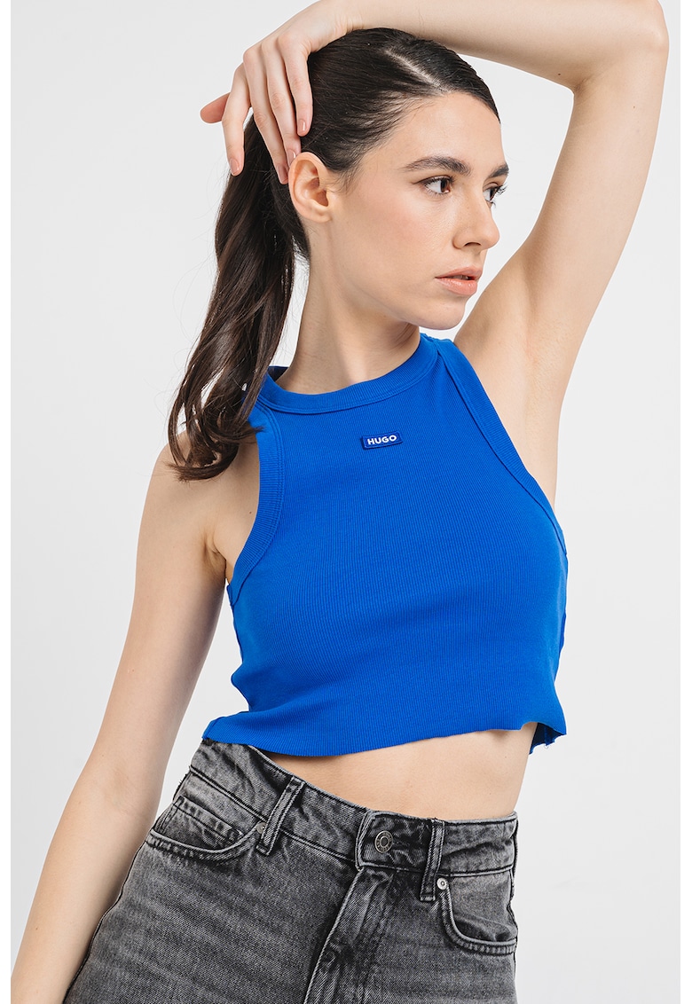 Top crop cu detaliu logo Baby