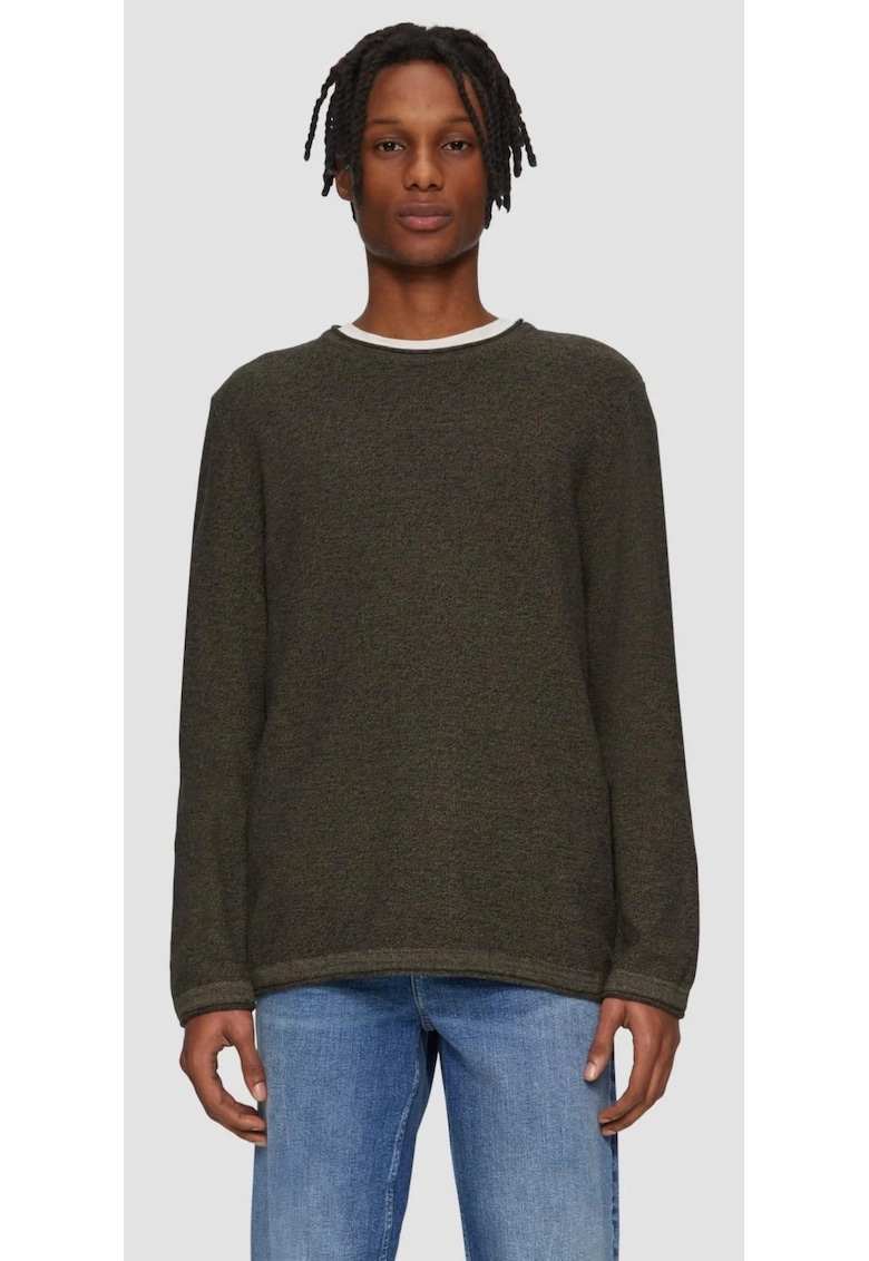 Pulover barbati - subtire - din bumbac - by s.Oliver - Verde inchis Pulover barbati - subtire - din bumbac - by s.Oliver - Verde inchis