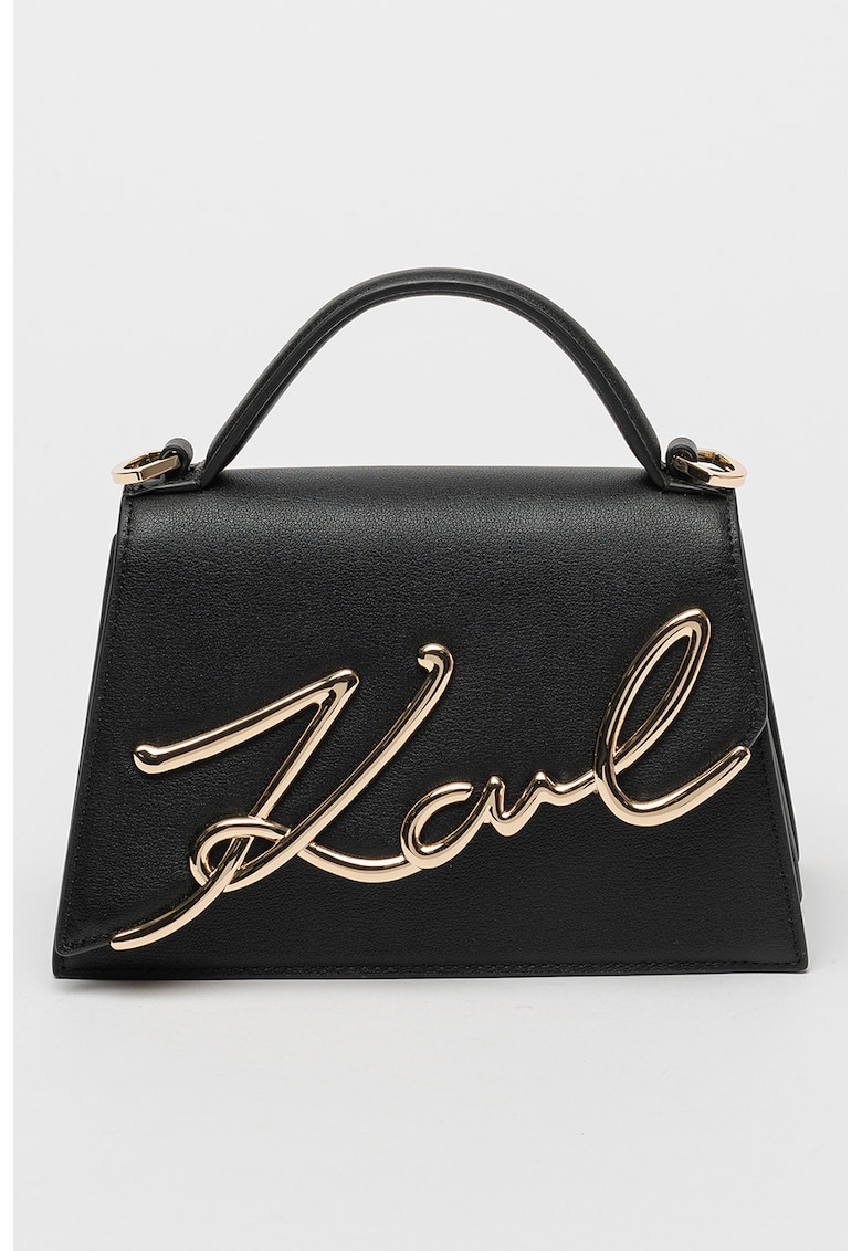 Geanta de mana din piele Signature