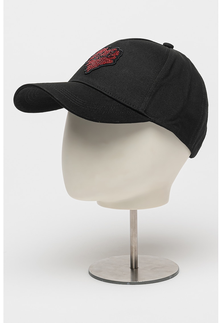 Sapca cu aplicatie cu strasuri Hearts