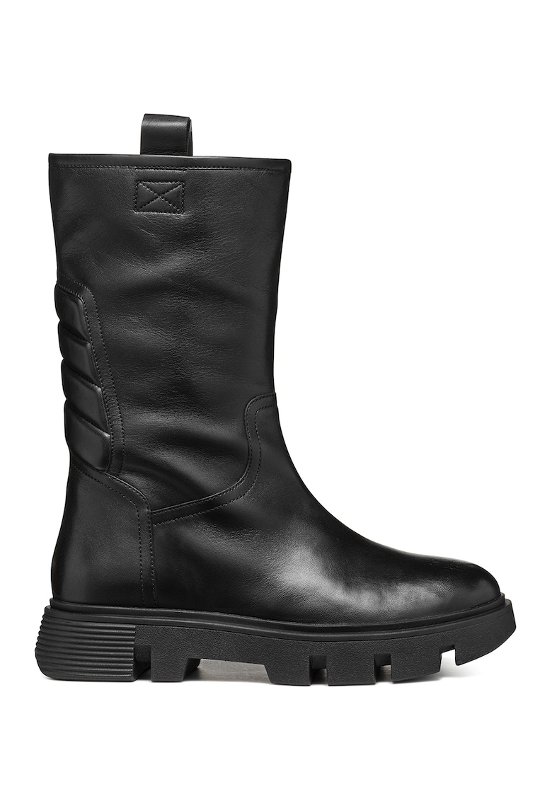 Cizme biker din piele