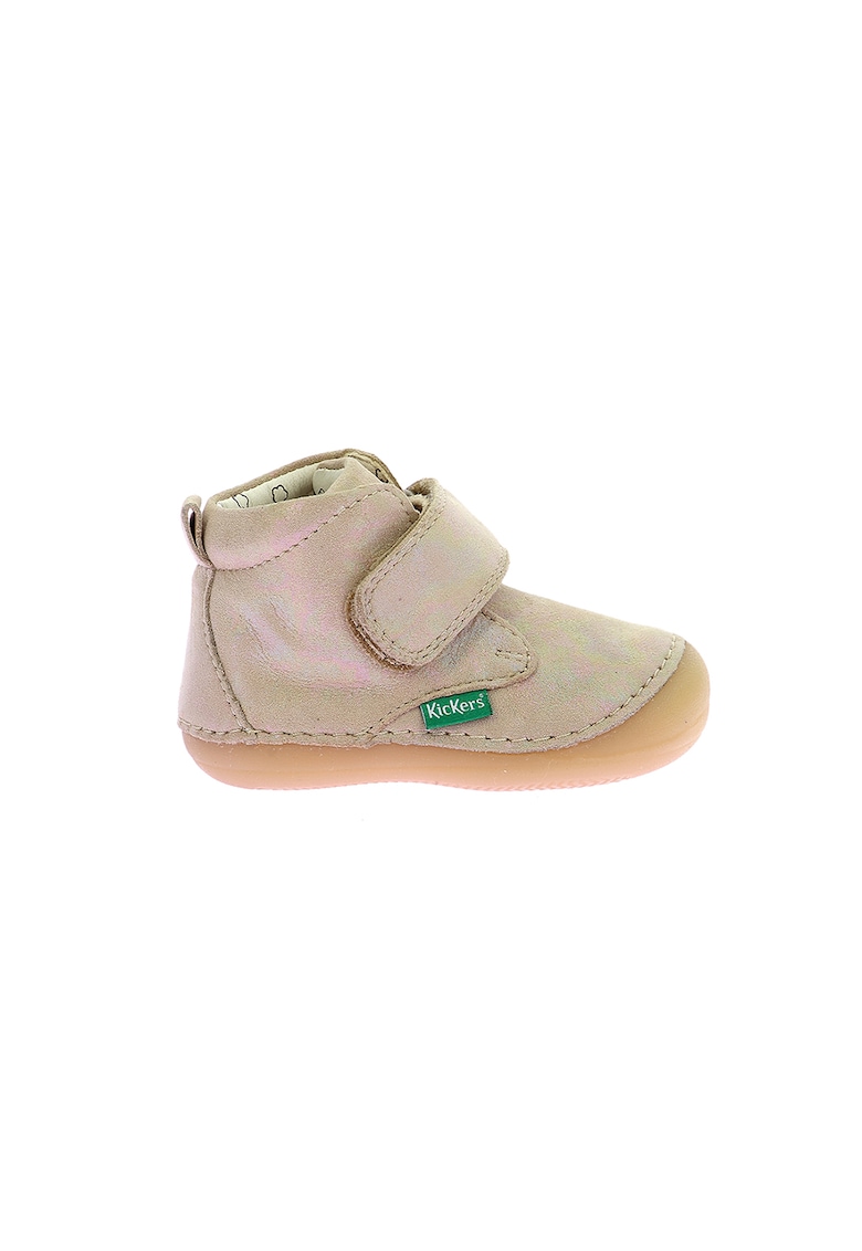 Pantofi de piele cu velcro