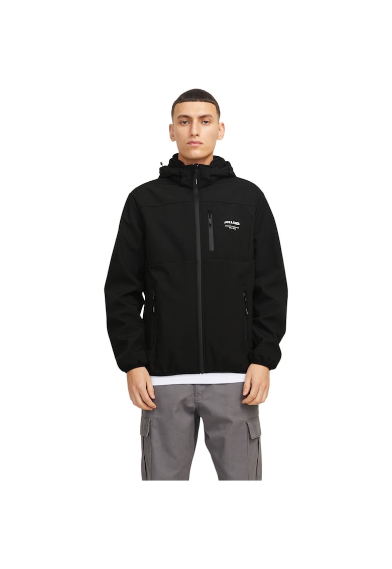 Jacheta JACK &JONES Theo Softshell Negru