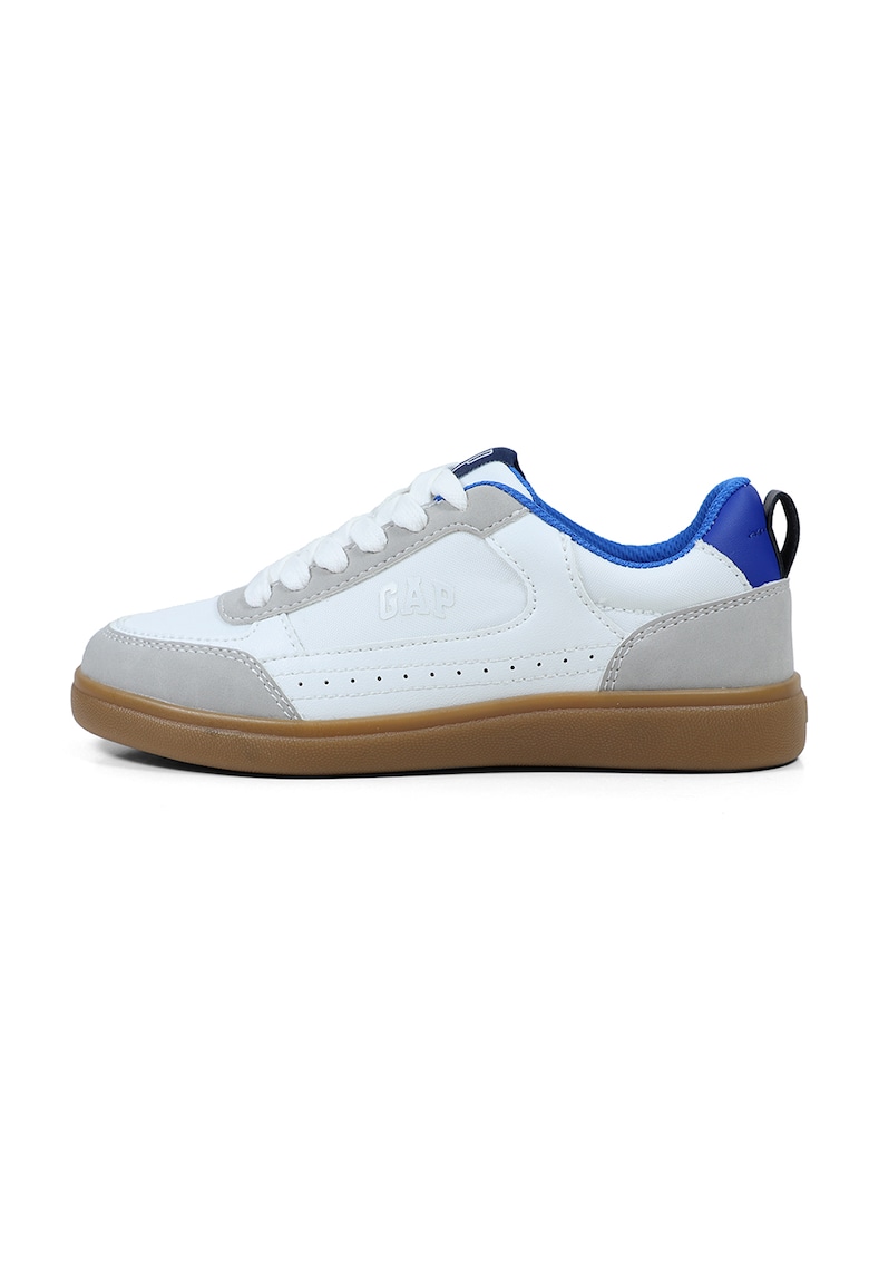 Pantofi sport cu insertii din material textil