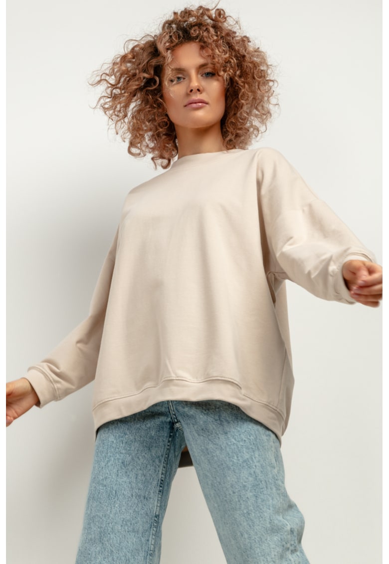 Bluza de trening lejera - bej deschis