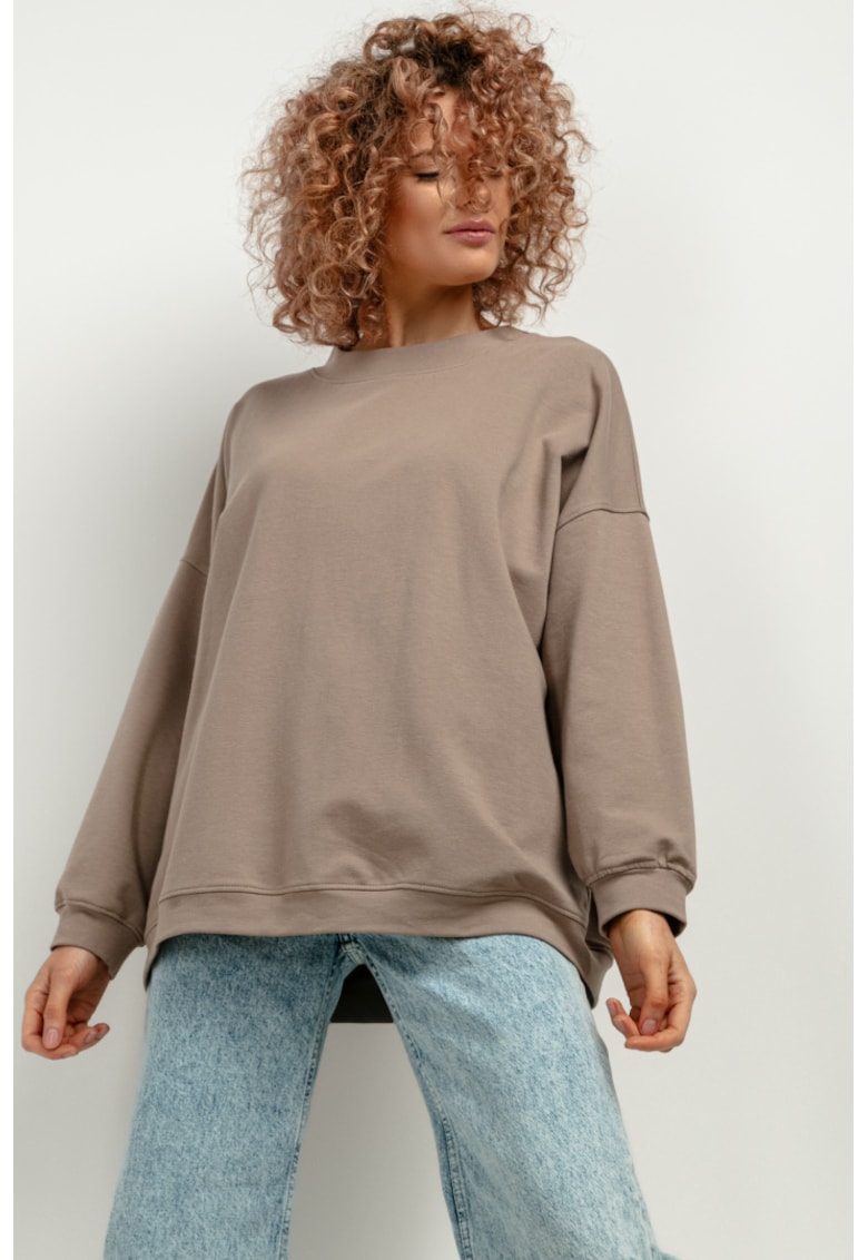 Bluza de trening lejera - bej inchis Bluza de trening lejera - bej inchis