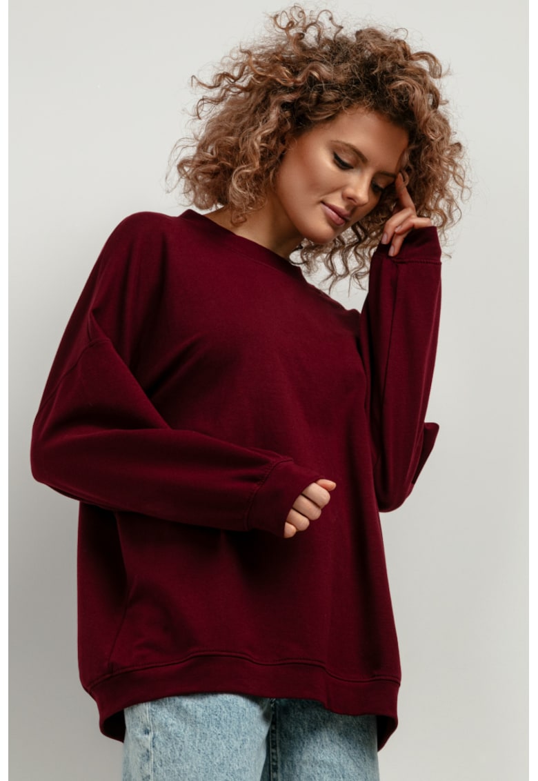 Bluza de trening lejera - visiniu Bluza de trening lejera - visiniu