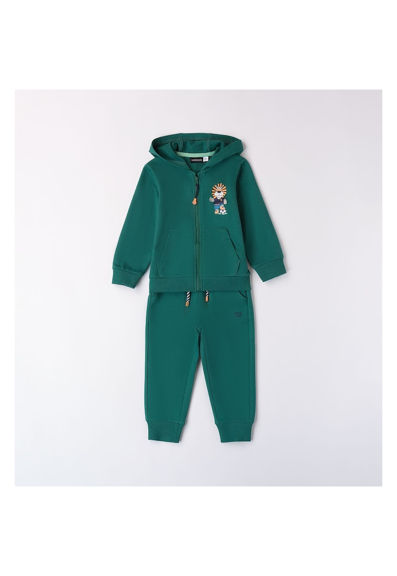 Trening hanorac si pantaloni pentru baieti - 0.8035 - Verde