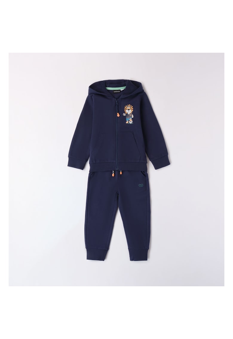 Trening hanorac si pantaloni pentru baieti - 0.8035 - Bleumarin inchis