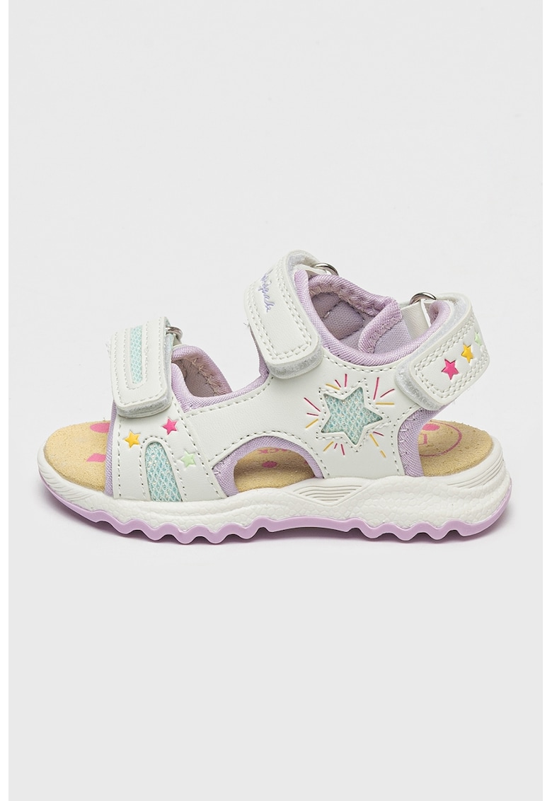 Sandale din material textil cu imprimeu Toby