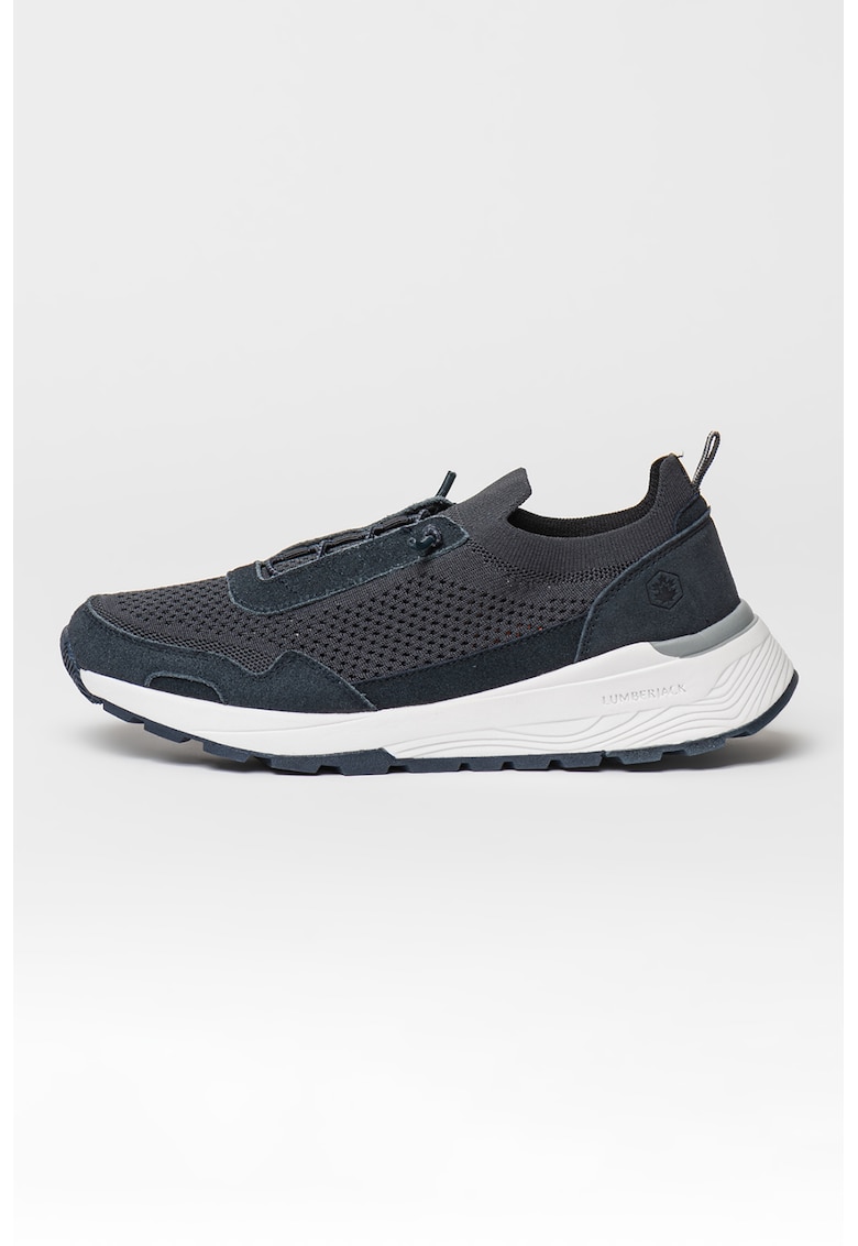 Pantofi sport slip-on din material textil Wilfred - Bleumarin