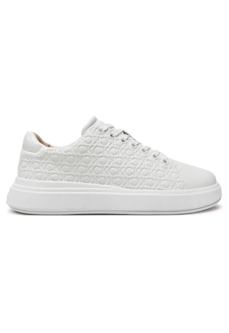 Pantofi sport pentru Femei - cupsole lace up saffmono - HW0HW02103-0K7 - Alb