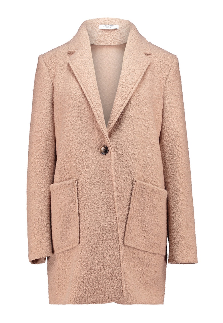 Palton lung cu model uni