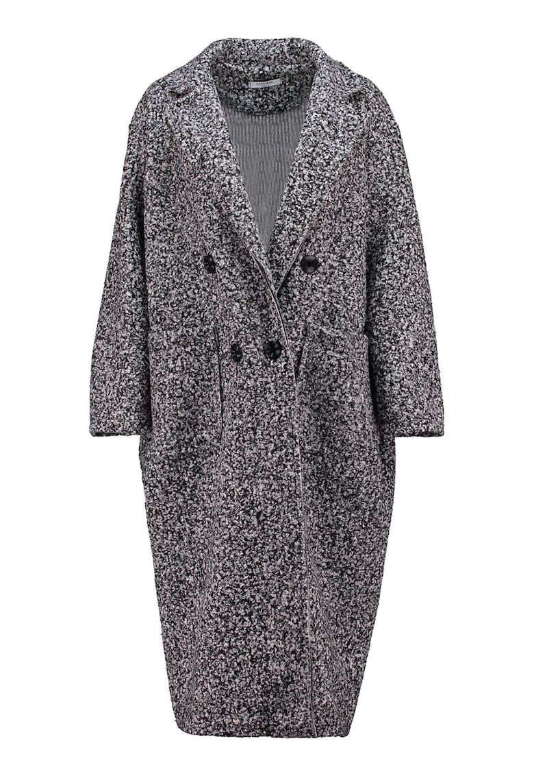 Palton cu model cu doua randuri de nasturi