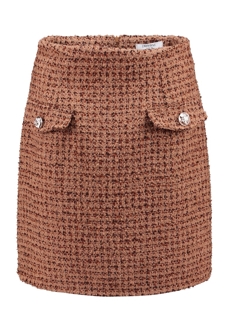 Fusta mini cu buzunare false