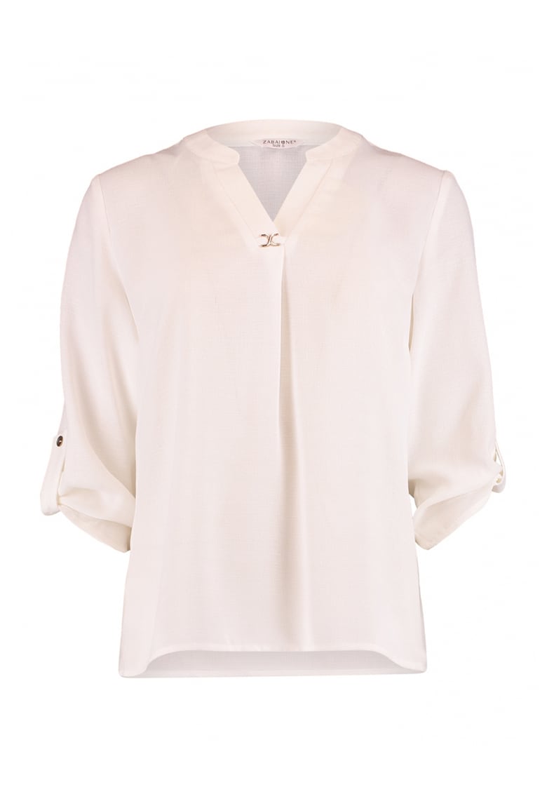 Bluza cu model uni si maneci medii