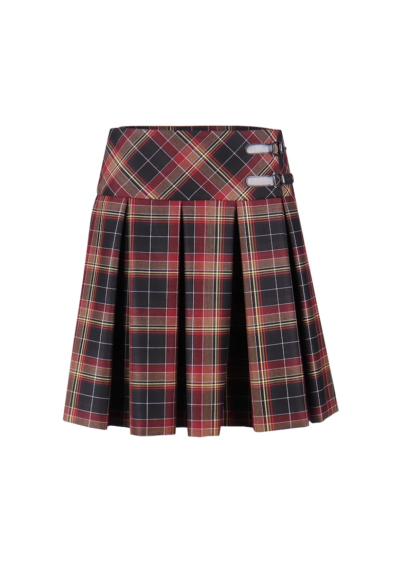 Fusta scurta cu model cu carouri