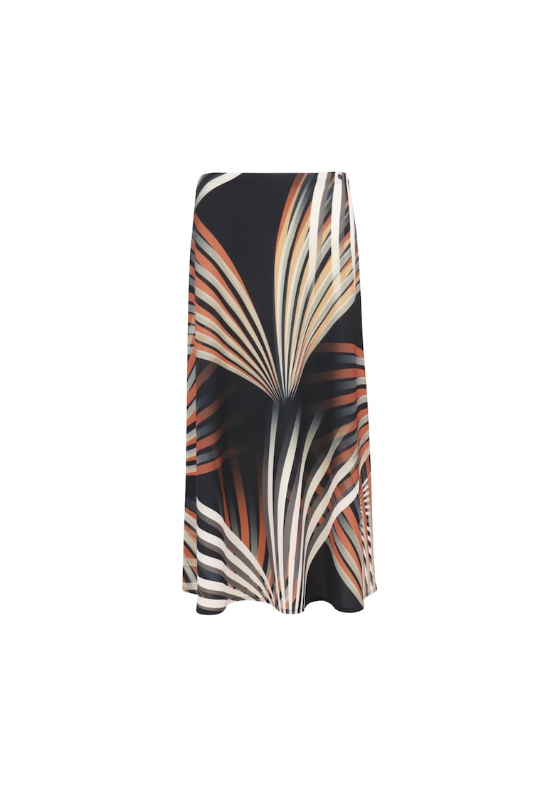 Fusta lunga cu model abstract