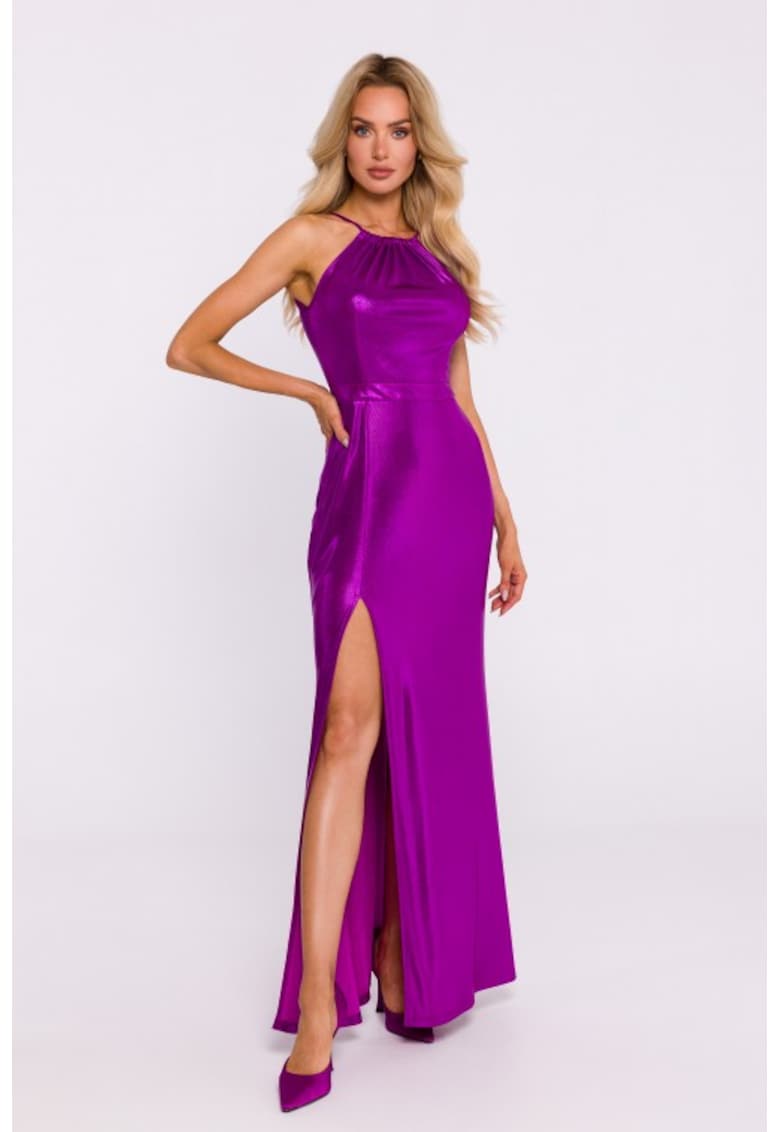 Rochie maxi cu slit inalt
