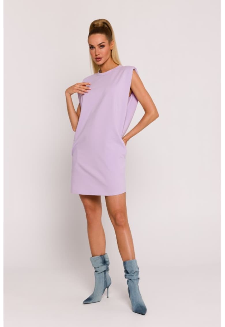 Rochie mini cu pernute la umeri