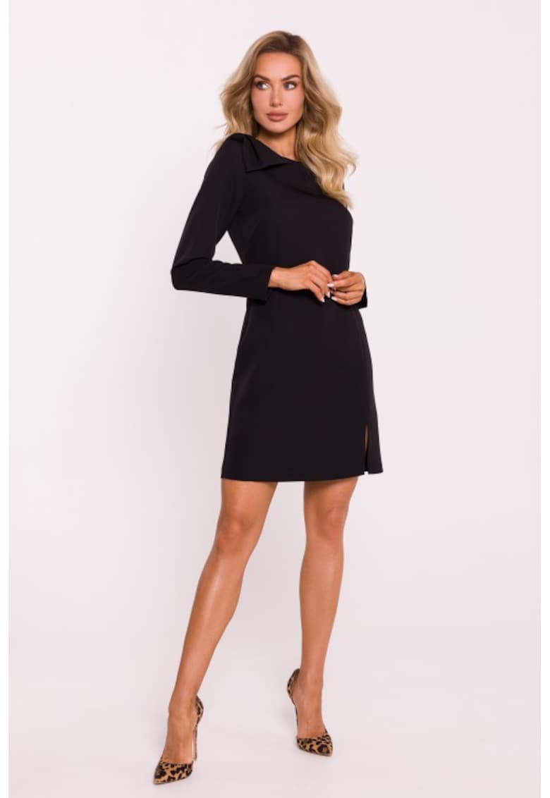Rochie cu fundita pe umar -