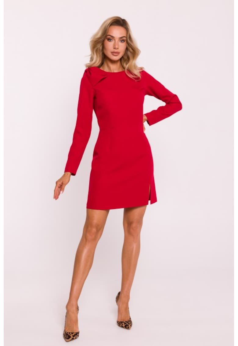 Rochie cu fundita pe umar -
