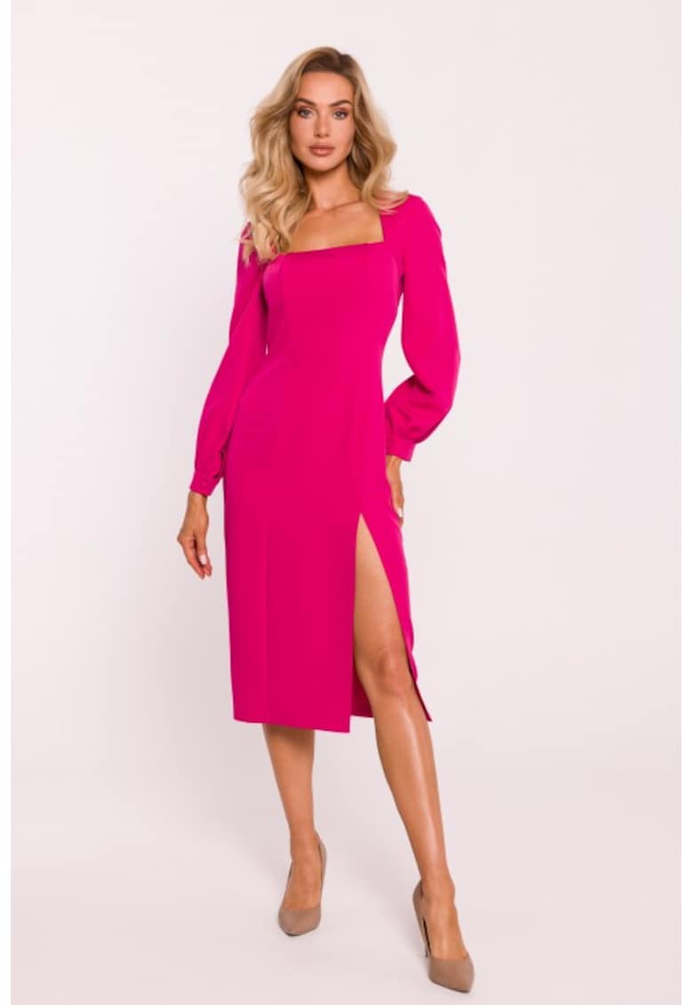 Rochie cu slit inalt pe picior Rochie cu slit inalt pe picior