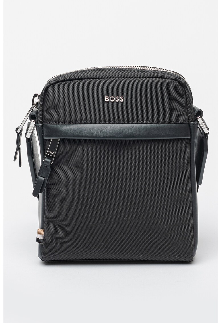 Geanta crossbody cu bareta ajustabila Highway - Negru