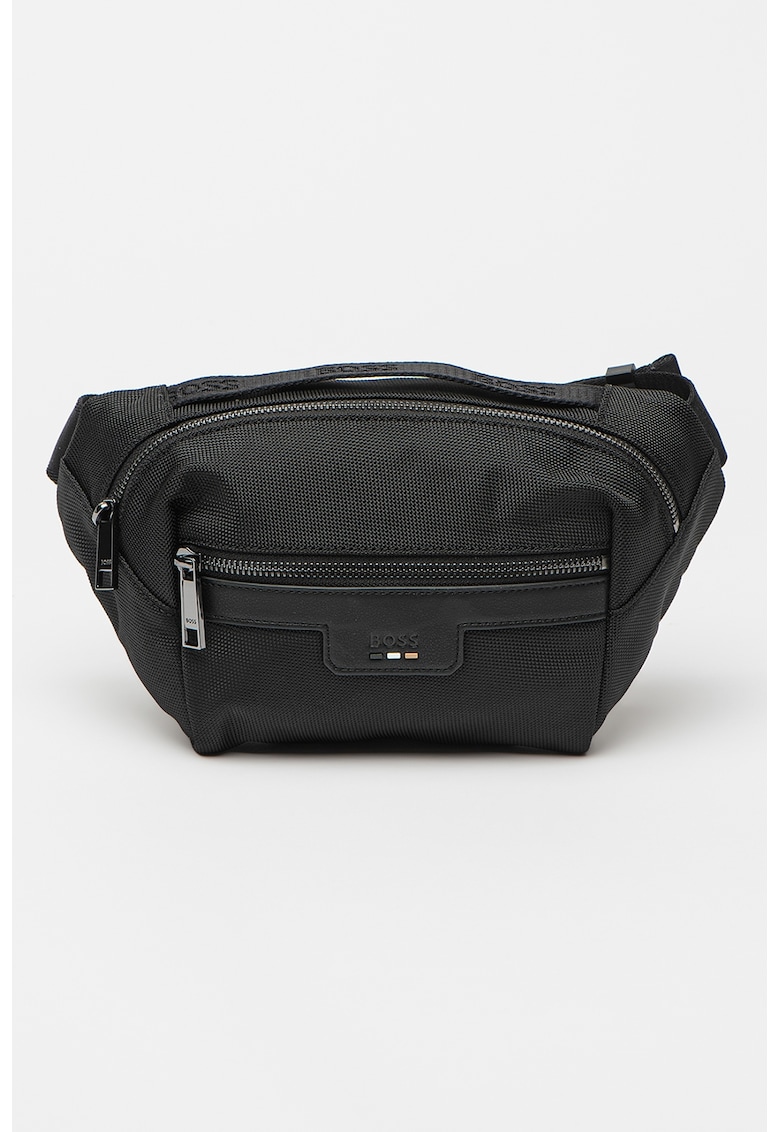 Borseta cu logo - Negru