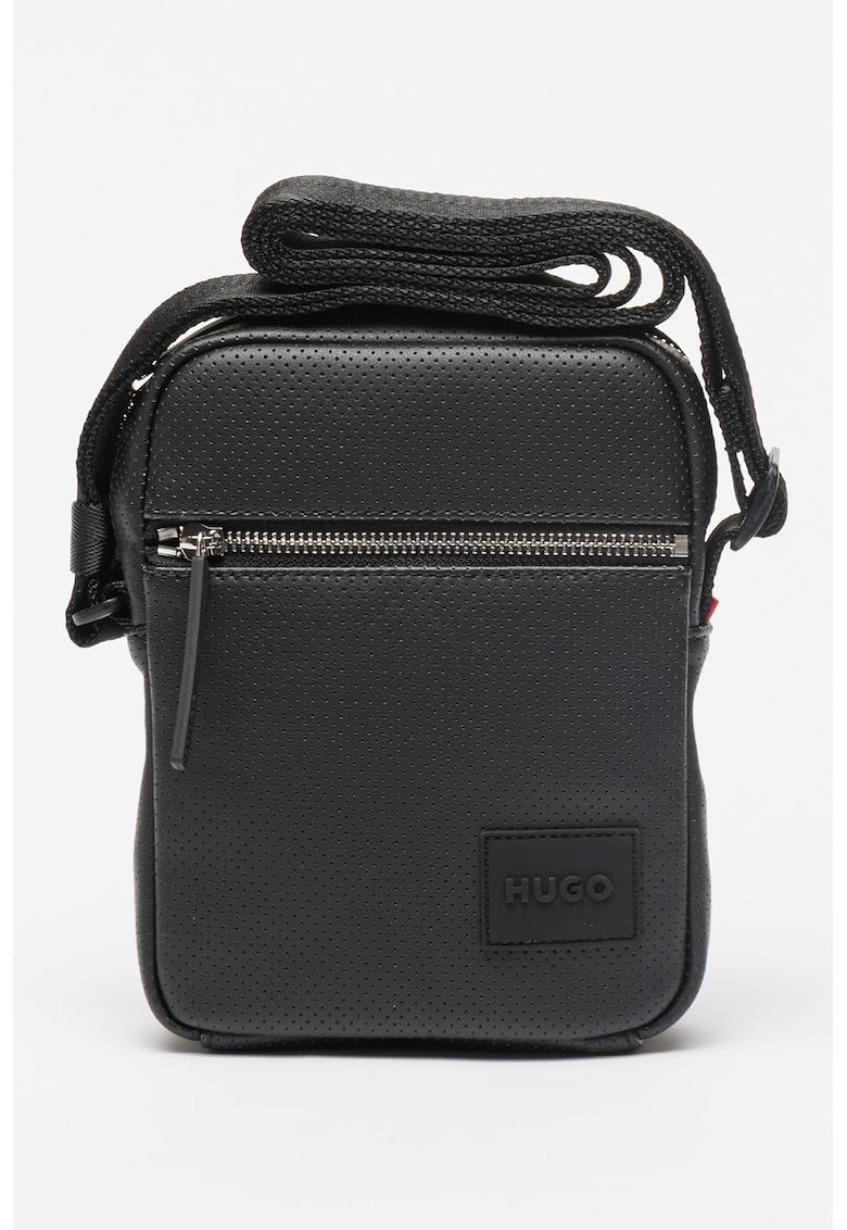 Geanta crossbody din piele ecologică cu logo ethon 2.0 – negru – HUGO Geanta crossbody din piele ecologică cu logo ethon 2.0 – negru – HUGO
