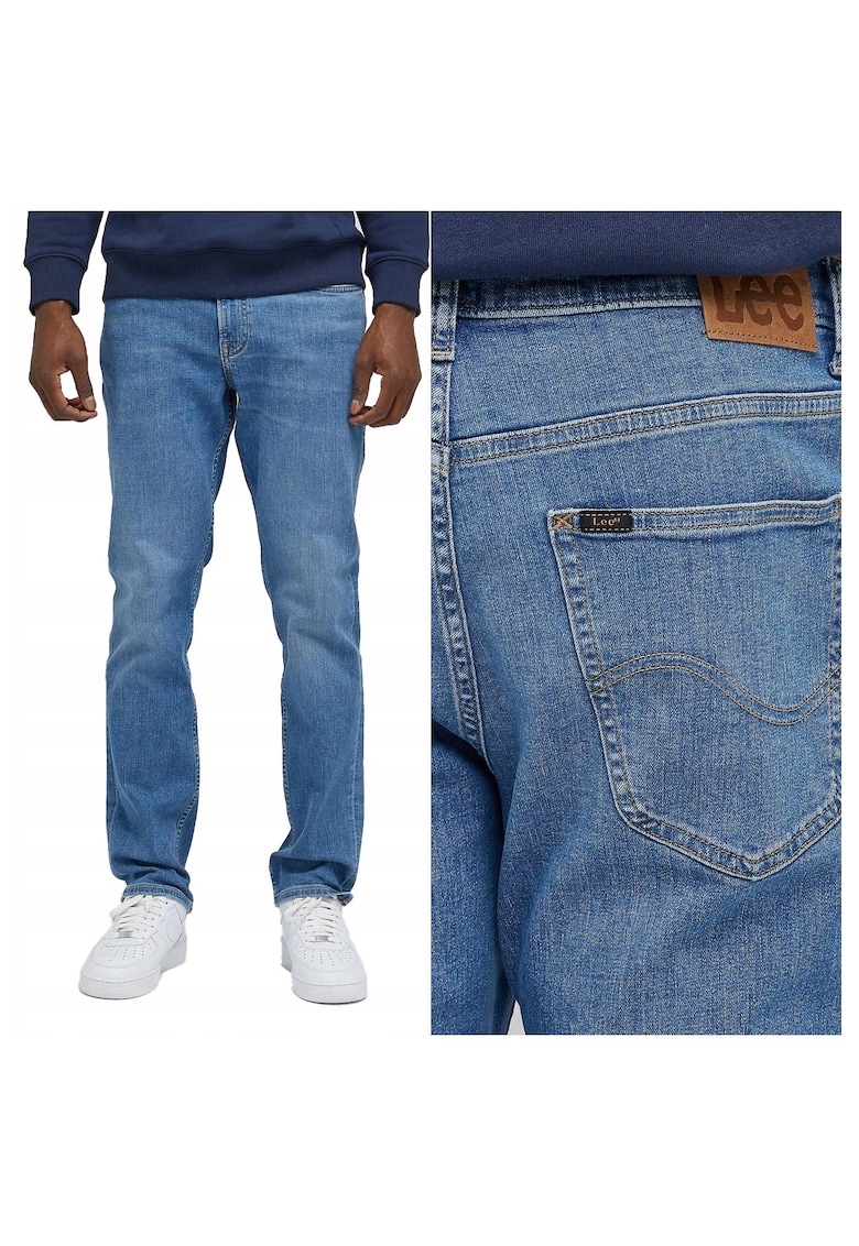 Blugi barbati - Brooklyn - Bumbac - Lungi - Barbati - Regular fit - W30-L34 US - Albastru Blugi barbati - Brooklyn - Bumbac - Lungi - Barbati - Regular fit - W30-L34 US - Albastru