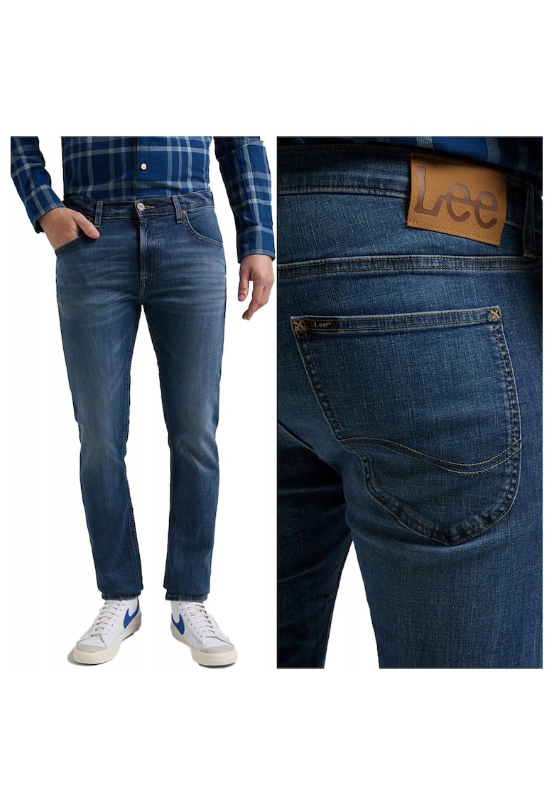 Blugi barbati -  Luke - Bumbac - Lungi - Barbati - Slim fit - W31-L34 US - Albastru