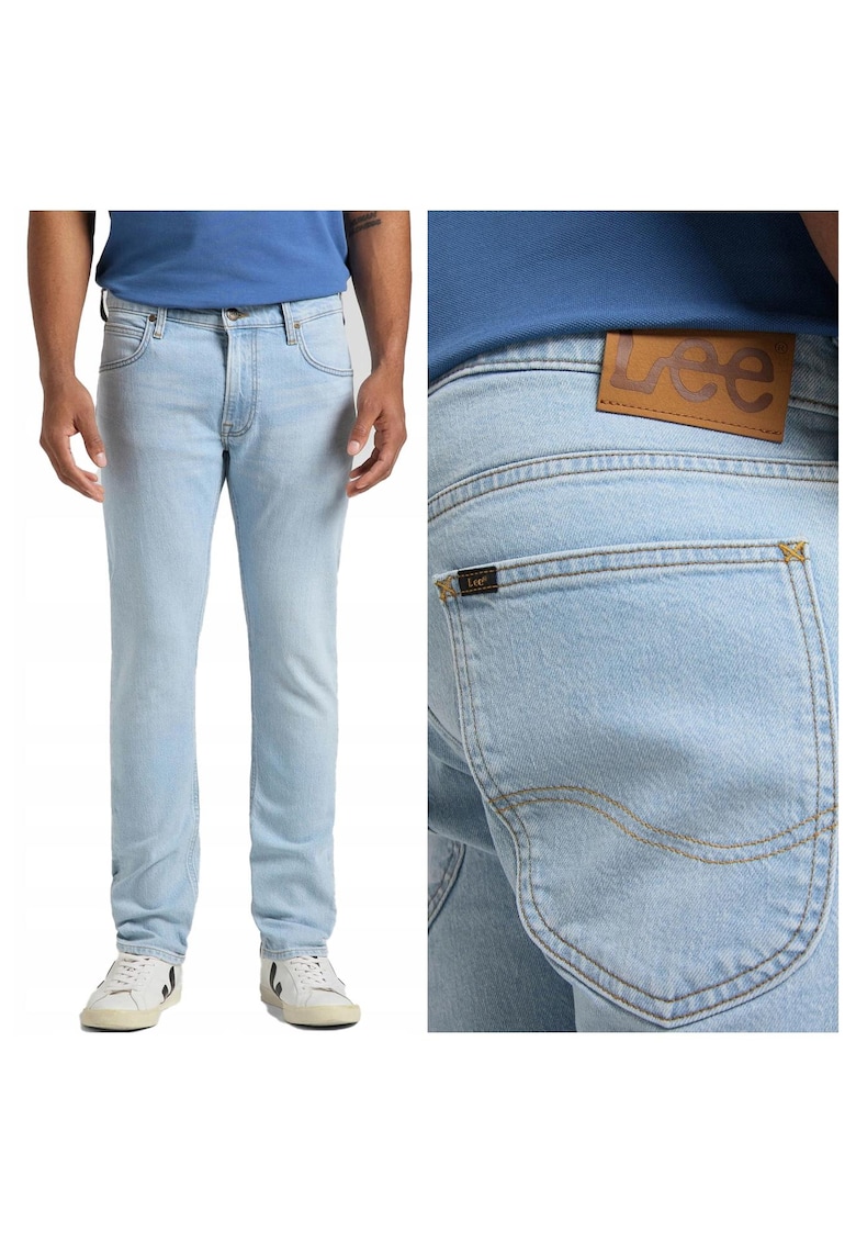 Blugi barbati -  Luke - Bumbac - Lungi - Barbati - Slim fit - W31-L30 US - Albastru