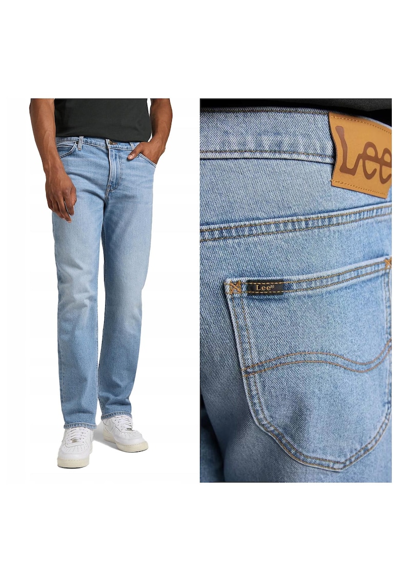 Blugi barbati -  West - Bumbac - Lungi - Barbati - Regular fit - W33-L32 US - Albastru