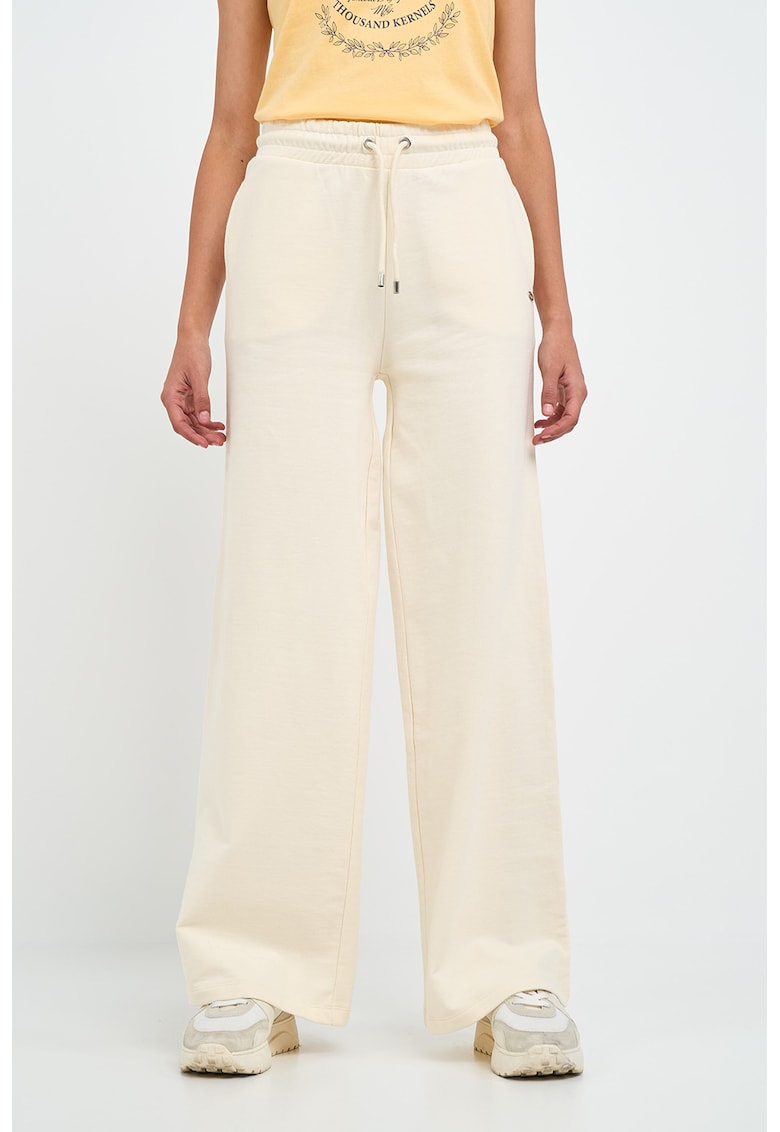 Pantaloni de trening ampli cu talie inalta