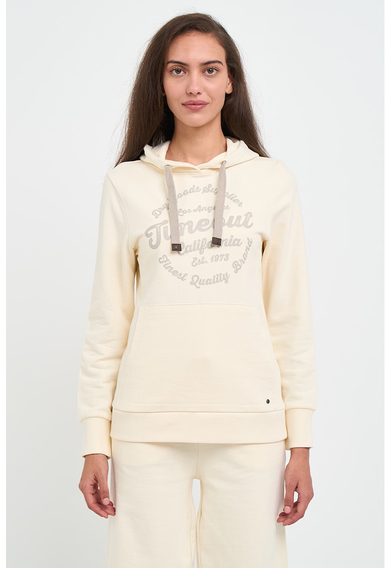 Hanorac de bumbac cu logo